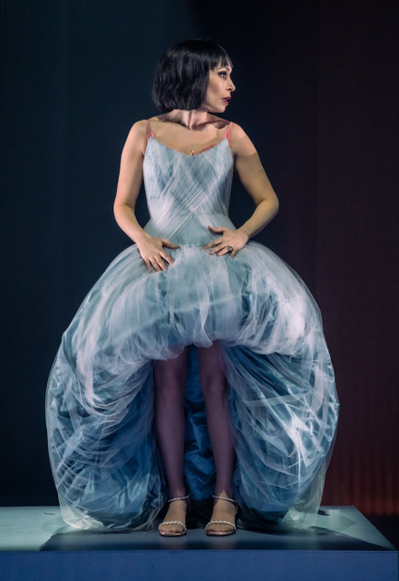 Catherine LeFrere in House of McQueen at Hudson Yards
